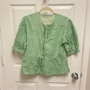 Chakeris Charleston Green Brooke Top